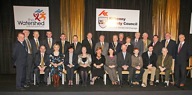 Members of Kilkenny County Council together with the Cody family